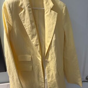 Banana Republic Light Yellow Blazer